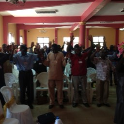 Pastors' Power Conference - Pastors praising God... Dschang, Cameroon