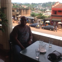 Rev. Gerald overlooking city of Dschang